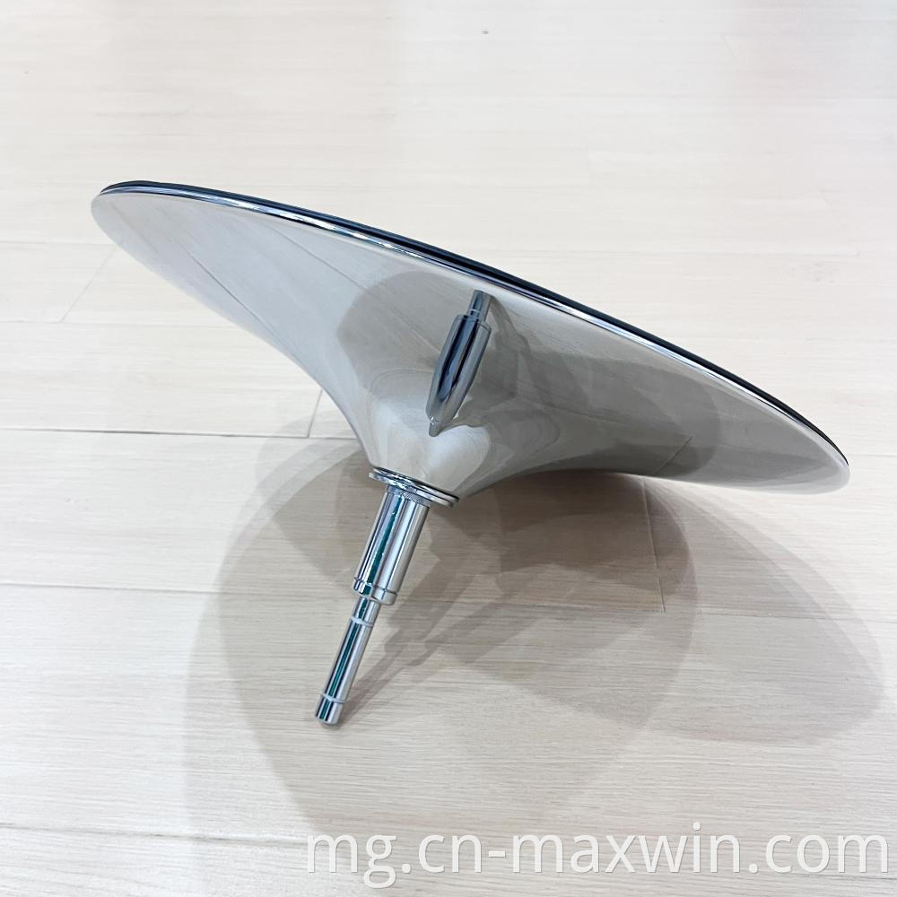 Base volafotsy kapila Silver Disc Flagpole Base